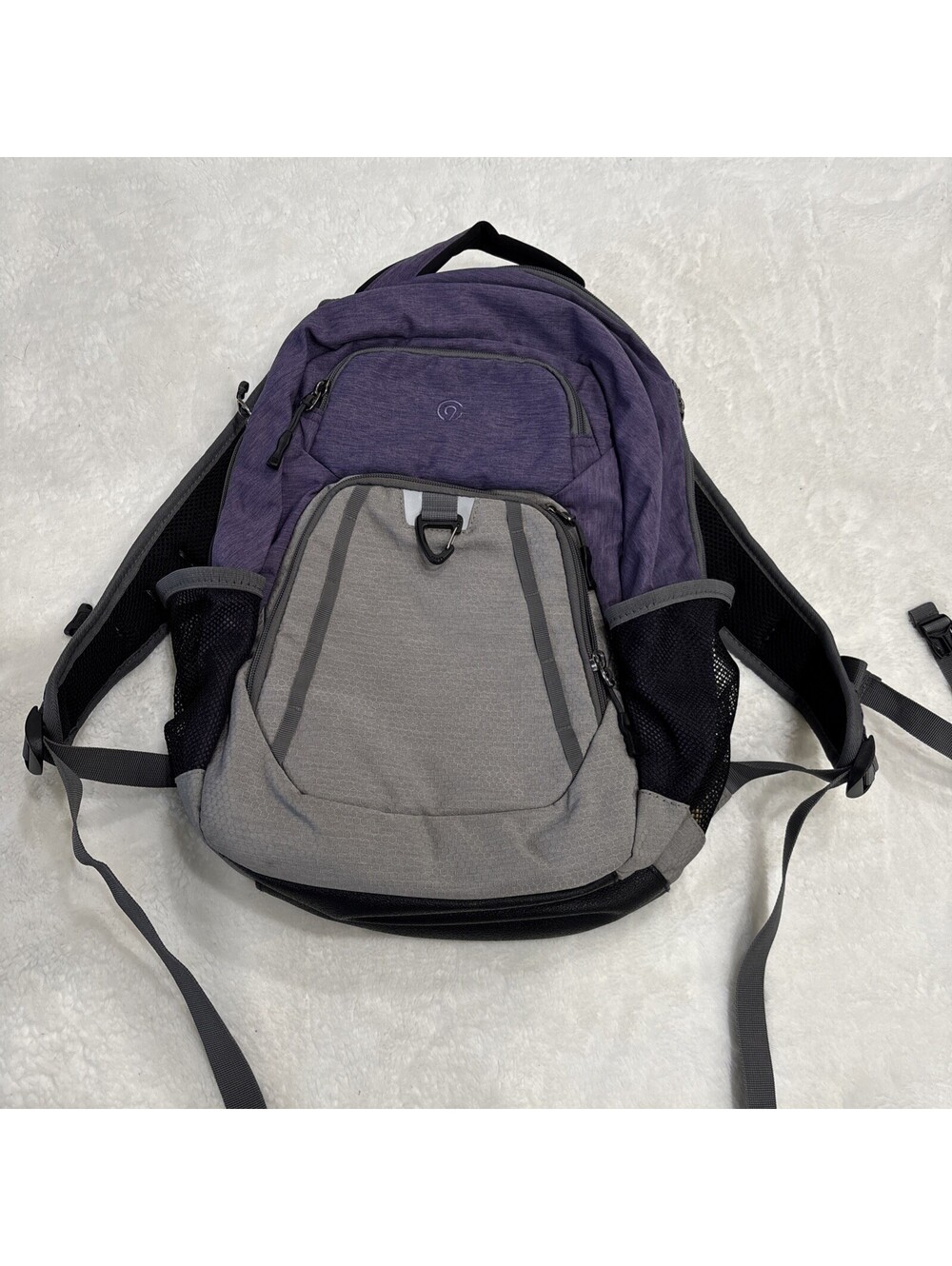 C9 Champion 19" Double Up Backpack Purple Grey Insulated Cooler Laptop School
